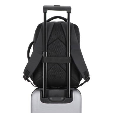 PU laptoprugzak 30 x 14 x 42 cm 15L - Zwart