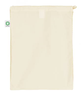 Fairtraide katoenen groente en fruittas nettas | 115 grams | 28 x 39 cm - Naturel
