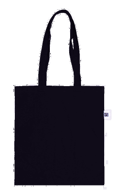 Fairtrade® & GOTS® katoenen tas | 150 grams | 38 x 42 cm - Zwart