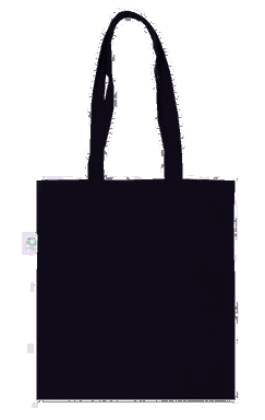 Fairtrade® & GOTS® katoenen tas | 150 grams | 38 x 42 cm - Zwart