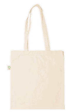 Fairtrade® & GOTS® katoenen tas | 150 grams | 38 x 42 cm - Naturel