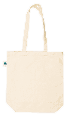 Fairtrade canvas tas | 300 grams | 42 x 42 x 12 cm - Naturel
