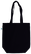 Fairtrade canvas tas | 300 grams | 42 x 42 x 12 cm - Zwart