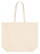 Fairtrade canvas big shopper | 300 grams | 60 x 48 x 18 cm - Naturel