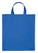 Katoenen tas zware kwaliteit met korte hengsels | 155 grams | 38 x 42 cm - Blauw