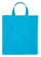 Katoenen tas zware kwaliteit met korte hengsels | 155 grams | 38 x 42 cm - Licht blauw