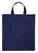 Katoenen tas zware kwaliteit met korte hengsels | 155 grams | 38 x 42 cm - Navy
