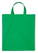 Katoenen tas zware kwaliteit met korte hengsels | 155 grams | 38 x 42 cm - Groen