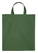 Katoenen tas zware kwaliteit met korte hengsels | 155 grams | 38 x 42 cm - Leger groen