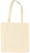 Katoenen bloktas zware kwaliteit | 155 grams | 38 x 42 + 10 cm - Naturel