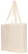 Katoenen bloktas zware kwaliteit | 155 grams | 38 x 42 + 10 cm - Naturel