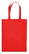 Katoenen minitas | 155 grams | 22 x 27 cm - Rood