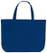 Katoenen shopper zware kwaliteit | 155 grams | 48 x 36 + 10 cm - Navy
