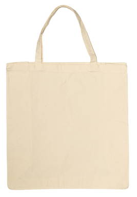 Katoenen bloktas XL extra stevig | 195 grams | 45 x 47 + 18 cm - Naturel