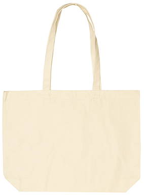 Canvas shopper breed | 300 grams | 48 x 36 x 11 cm - Naturel
