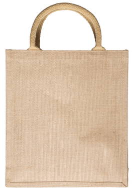 Jute shopper | 160 grams | 	31 x 35 + 8 cm - Naturel