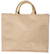 Jute shopper | 240 grams |	43 x 35 + 18 cm - Naturel