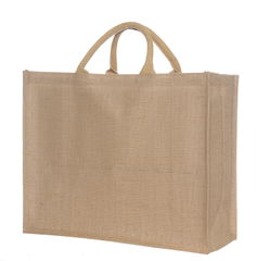 Jute shopper | 240 grams |	43 x 35 + 18 cm