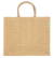Jute shopper plastic vrij | 240 grams | 43 x 35 + 18 cm - Naturel