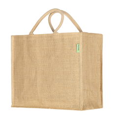 Jute shopper plastic vrij | 240 grams | 43 x 35 + 18 cm