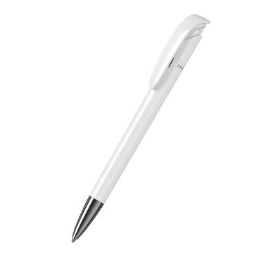 Klio Jona recycling ballpoint pen with metal tip - White