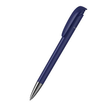 Klio Jona recycling ballpoint pen with metal tip - Dark blue