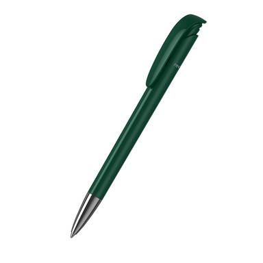 Klio Jona recycling ballpoint pen with metal tip - Dark green