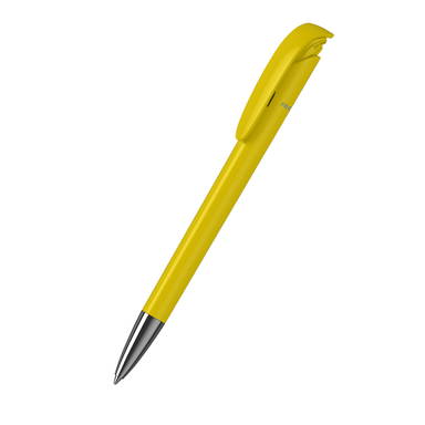 Klio Jona recycling ballpoint pen with metal tip - Yellow