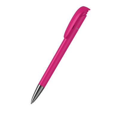 Klio Jona recycling ballpoint pen with metal tip - Magenta