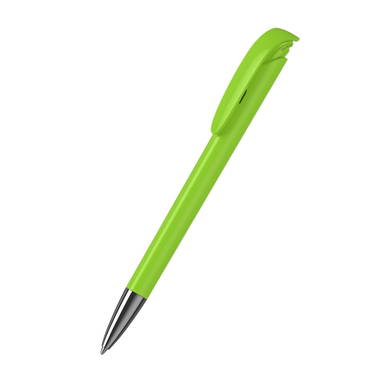 Klio Jona high gloss ballpoint pen with metal tip - Light green