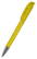 Klio Jona transparent balpen met metalen punt - Yellow transparent