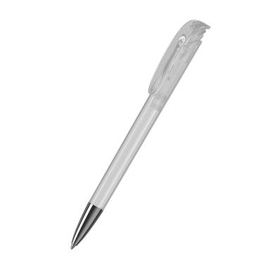 Klio Jona transparent ballpoint pen with metal tip - Transparent