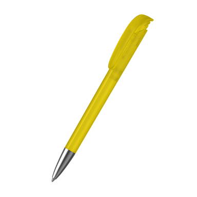 Klio Jona ice ballpoint pen with metal tip - Yellow ice