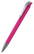 Klio Jona high gloss balpen met metalen punt en clip - Magenta