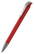 Klio Jona high gloss balpen met metalen punt en clip - Red