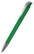 Klio Jona transparent ballpoint pen with metal tip and clip - Transparent green