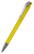 Klio Jona transparent ballpoint pen with metal tip and clip - Transparent yellow