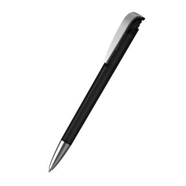 Klio Jona Ice ballpoint pen with metal tip and clip - Black ice