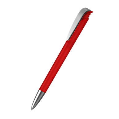 Klio Jona Ice ballpoint pen with metal tip and clip - Red ice