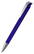 Klio Jona Ice ballpoint pen with metal tip and clip - Dark blue ice