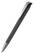 Klio Jona softgrip ice ballpoint pen with metal tip and clip - Softgrip black/black ice