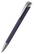 Klio Jona softgrip ice ballpoint pen with metal tip and clip - Softgrip cobalt blue/ice