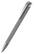 Klio Jona softgrip ice ballpoint pen with metal tip and clip - Softgrip light grey/ice
