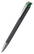 Klio Jona softgrip ice ballpoint pen with metal tip and clip - Softgrip black/green ice