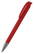 Klio Jona softtouch balpen met metalen punt - Softtouch red/red