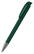 Klio Jona softtouch balpen met metalen punt - Softtouch dark green /dark green