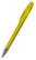 Klio Boa transparent balpen met metalen punt - Yellow transparent