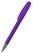 Klio Boa transparent balpen met metalen punt - Purple transparent