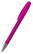 Klio Boa transparent balpen met metalen punt - Pink transparent