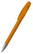 Klio Boa ice transparent balpen met metalen punt - Orange ice